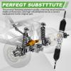 image10L0L Golf Cart Steering Gear Box Assembly Replaces Part OEM 601500 618329 for EZGO RXV 2008Up Gas and Electric Carts Whit 2 Pcs Tie Rod Ends Steering Rack Gear Box Assembly