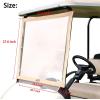 image10L0L Golf Cart Foldable Windshield for EZGO RXV Portable Clear Film PVC ImpactResistant Windproof