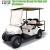 image10L0L Golf Cart Foldable Windshield for EZGO RXV Portable Clear Film PVC ImpactResistant Windproof