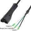 image10L0L Golf Cart 48V Battery Charger Plug for EZGO TXT ampamp RXV 3Pin Triangle Handle Plug with 8 inch DC Cable Cord OEM 611218 604321 8009