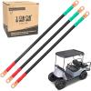 image10L0L Battery Cable for EZGO RXV ampamp Club Car Precedent 48V Golf Cart 4x12V Batteries 4Gauge 16 Inch 3 PCS25 mm