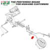 image10L0L Golf Cart Brake Cable for EZGO TXT ampamp Medalist 1994up Driver and Passenger Side Replace OEM 70716G03 70273G03 70969G03