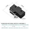 image10L0L Golf Cart Forward Reverse Switch Assembly for Electric Golf Cart EZGO TXT 1994 Up Replaces Part 70578G01 70578G02 73036G01