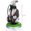 image10L0L Gift for Men Golf Pen Holder Desk Accessories for Golfers 3 Club Pens Mini Gold Bag Office Decor Funny Stocking Stuffers on Birthday Christmas Fathers Day Golf BagGolf Bag