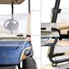 image10L0L Golf Cart Windshield Foldable Windshield for Yamaha G29 Drive 20072016 Roll Up HD Clear Film PVC Portable Vinyl Resistant Windproof