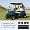 image10L0L Golf Cart Windshield Mounting Clip Kit for Club Car DS and Precedent 1x1 Tube Include Windshield Sash Bottom and Retaining Clips Replace OEM 101444101 102005801 102163001