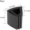 image10L0L Universal Golf Cart Windshield Retaining Clips for Yamaha EZGO Club Car Rubber Top Grip OEM 102005801 Set of 2