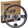 image10L0L Universal Golf Cart Steering Wheel for EZGO TXT RXV Club Car DS Precedent Yamaha  125 inch  Adapter OptionalSilver Gray