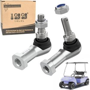 image10L0L Golf Cart Thread Ball Joint Tie Rod End Kit for Club Car DS ampamp Carryall 2009up Driver and Passenger Side OEM 102022601 102022602 102288301
