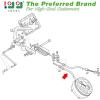 image10L0L Golf Cart Brake Cable Stainless Steel Core Fits for EZGO TXT 1994Up OR EZGO TXT Marathon Medalist Driver ampamp Passenger Side Brake Cable OEM 70716G03 70273G03 70969G03
