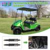 image10L0L Golf Cart FrontRear Coil Over Heavy Duty Shock Absorber Spring for EZGO TXTMedalist 1994up Newer Gas or Electric Replaces OEM 70630G01 76418G01Black