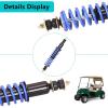 image10L0L Golf Cart FrontRear Coil Over Heavy Duty Shock Absorber Spring for EZGO TXTMedalist 1994up Newer Gas or Electric Replaces OEM 70630G01 76418G01Blue