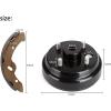 image10L0L GolfCartBrakeDrum ampamp BrakeShoesKit for EZGO TXT 1996Up Electric Golf Carts Rear Brake Hub Drum Maintenance ampamp Repair Kit Replace OEM 19186G1 70794G01 70795G01 27943G01 27945G01