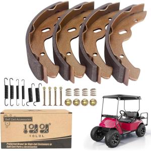 image10L0L Brake Shoes for EZGO TXT 199720095 EZGO RXV Gas 2008up Workhorse 1996 Yamaha G9G28 19942006 Golf Cart Cushman Columbia Motrec Melex etc OEM 27943G01 70794G01 70795G01