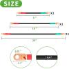 image10L0L Golf Cart Battery Cable Kit for EZGO TXT Marathon Medalist 1994up 36 ampamp 48 Volt 4 Gauge Set of 5 PCS