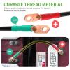 image10L0L Golf Cart Battery Cables Set for EZGO TXT 1994Up 36Volt48 Volt 4 Gauge 5PCS HeavyDuty ACDC Golf Cart Battery CableGreenBlackRed