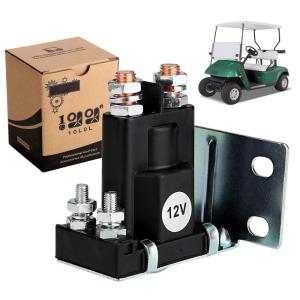 image10L0L 12V 4 Terminal Solenoid for EZGO TXT Marathon Gas 24 Cycle 19791994 Golf Cart 16542G1 16542G1 1133