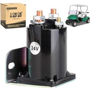 image10L0L 24V Golf Cart Solenoid for EZGO Electric Golf Cart 19912008 200A 4 Terminal Replace OEM 20468G3 20468G3 SLN1162 7250142