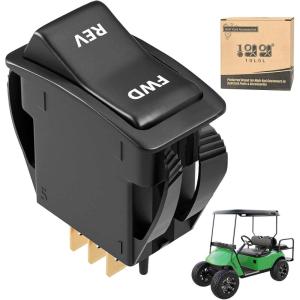 image10L0L Golf Cart Forward Reverse Rocker Switch for 48V PDS Electric Golf Cart EZGO TXT 2003up Replacement Part OEM 74323G01 74323G01