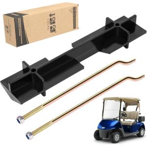imageGolf Cart Battery Hold Down Plate with Rods Kit for EZGO TXT RXV 1994up Gas and Electric Gas and Electric Golf Cart OEM 70045G01 01101G01