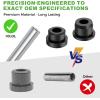 image10L0L Complete Golf Cart Bushing Sleeve kit for Club Car Precedent 2004up Golf Cart Replace OEM 102506601 102506301 102506401 102287401 102288101 102287601 102287701Front and Rear