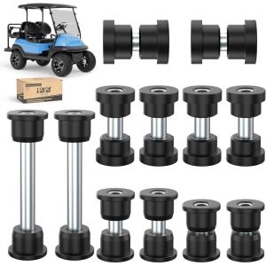 image10L0L RearampampFront Spring A Arm Bushing Kit and Rear Shackle Bushing Kit for Club Car Precedent 2004up Golf Cart OEM 102506401 102506601Rear Front