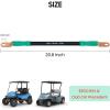 image10L0L Golf Cart Battery Cables for Club Car Precedent ampamp EZGO RXV 48 Volt 3 PCS Heavy Duty Pure Copper Golf Battery Wiring Cables 20quot