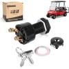 image10L0L Golf Cart Ignition Switch 2PIN for 36V  48V Electric Golf Cart Club Car DS 1996 Up Replacement Part 101826201  with 2pcs Club Car Key
