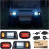 image10L0L Golf Cart Light Kit for Club Car DS 12V48V  Super Bright Headlights Tail Lights Turn Signals ampamp Brake System with Daytime Safety Mode