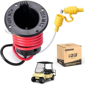 image10L0L 48 Volt Golf Cart Charger Receptacle and Fuse Assembly  Electric Golf Cart Parts for Club Car 101802101