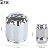 image10L0L Chrome Golf Cart Center Caps ampamp Wheel Lug Nuts Kit 4 PCS ITP SS Wheel Center Hub Caps Outer Diameter 2734 PCS and 16 PCS Wheel Lug Nuts Thread Size 12quot for Most EZGO Club CarChrome Golf Cart Center Caps  Wheel Lug Nuts Kit