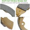 image:image10L0L Golf Cart Brake Shoes for Club Car DS amp Carryall 19811994 OEM 101146302 101880701 EZGO XISerial 19831986 Yamaha G1 19781980 HD amp Columbia Par Car