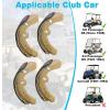 image:image10L0L Golf Cart Brake Shoes for Club Car DS amp Carryall 19811994 OEM 101146302 101880701 EZGO XISerial 19831986 Yamaha G1 19781980 HD amp Columbia Par Car