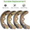 image:image10L0L Golf Cart Brake Shoes for Club Car DS amp Carryall 19811994 OEM 101146302 101880701 EZGO XISerial 19831986 Yamaha G1 19781980 HD amp Columbia Par Car