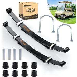 image:image10L0L Golf Cart Heavy Duty 4Leaf Rear Spring Kit for Club Car DS 1982up Gas amp Electric with Bushings Sleeves U Bolt Replace OEM 1014675 102006501 1011149 1012618 1012324 1010974