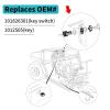 image:image10L0L Upgraded Ignition Key Switch for Club Car DS Limo Turf Carryall 1 amp 2 XRT 1996up 12V Gas Golf Cart OEM 101826301 1012505