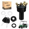 image:image10L0L Upgraded Ignition Key Switch for Club Car DS Limo Turf Carryall 1 amp 2 XRT 1996up 12V Gas Golf Cart OEM 101826301 1012505