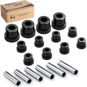 image:image10L0L Golf Cart Rear Spring Bushing Kit for EZGO RXV 2008up Electric and Gas Includes 4 Large Bushings 620160 8 Small Bushings 624030 6 Steel Spacers 620161
