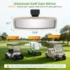 image:image10L0L Bling Rhinestone Golf Cart Mirror for Yamaha EZGO Club Car Universal 360 Adjustable Crystal Diamond Rear View Mirror with Wide Angle View Shatterproof Glass Lens Easy InstallationRose Gold