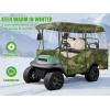 image:image10L0L Golf Cart Enclosure 4 Passenger 86 Extended Roof for Yamaha Club Car Tempo Onward EZGO 4Seater 600D Waterproof Rain CoverTransparent Tail Light Panel 4Sided Clear WindowsCamo