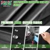 image:image10L0L Golf Cart Enclosure 4 Passenger 86 Extended Roof for Yamaha Club Car Tempo Onward EZGO 4Seater 600D Waterproof Rain CoverTransparent Tail Light Panel 4Sided Clear WindowsBlack