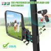 image:image10L0L Golf Cart Mirror No Drilling Side Mirrors with Blind Spot Mirrors Universal for Yamaha Club Car EZGO Folding Side Rear View Mirrors Adjustable 180 Degree HD GlassOnly Side Mirrors