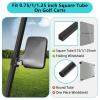 image:image10L0L Golf Cart Mirror No Drilling Side Mirrors with Blind Spot Mirrors Universal for Yamaha Club Car EZGO Folding Side Rear View Mirrors Adjustable 180 Degree HD GlassOnly Side Mirrors