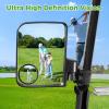 image:image10L0L Golf Cart Mirror No Drilling Side Mirrors with Blind Spot Mirrors Universal for Yamaha Club Car EZGO Folding Side Rear View Mirrors Adjustable 180 Degree HD GlassSide Mirrors  Blind Spot Mirrors