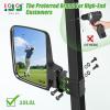 image:image10L0L Golf Cart Mirror No Drilling Side Mirrors with Blind Spot Mirrors Universal for Yamaha Club Car EZGO Folding Side Rear View Mirrors Adjustable 180 Degree HD GlassSide Mirrors  Blind Spot Mirrors