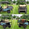 image:image10L0L Golf Cart Rear Seat Kit for Club Car PrecedentTempoOnward 2004Up  Back Flip Seat with HighDensity Foam Cushions  Fold Down Rear Seat  Includes Free 4 Passenger Golf Cart Cargo NetBeige Cushions