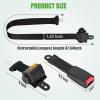 image:image10L0L 4 PCS Universal Retractable Golf Cart Seat Belts Kit for Yamaha Club Car EZGO GoKart ATV UTV etc Fits Installed in Front or Rear Seat Not Include Bracket