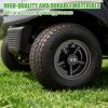 image:image10L0L Golf Cart Wheel Covers Hub Caps for YamahaClub CAREZGO Club Car 8 Set of 4Black