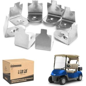 image:image10L0L Golf Cart Wheel Covers Hub Caps for YamahaClub CAREZGO Club Car 8 Set of 4Sliver stainless steel clips