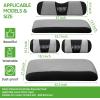 image:image10L0L Golf Cart Front amp Rear Seat Covers Full Set for Yamaha G2 G8 G9 G11 G14 G16 G19 G20 G21 G22 amp Club Car DS Pre2000 Tomberlin Emerge E2 EZGO Marathon Fits 4 Passenger Seat Golf CartGrayBlack